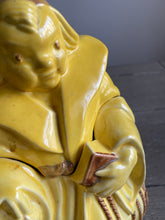 Load image into Gallery viewer, Red Wing Pottery Yellow &#39;Friar Tuck&#39; Cookie Jar

