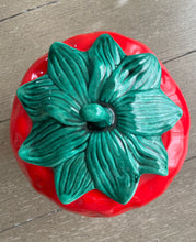 Load image into Gallery viewer, Medium Strawberry Cookie Jar by California Pottery

